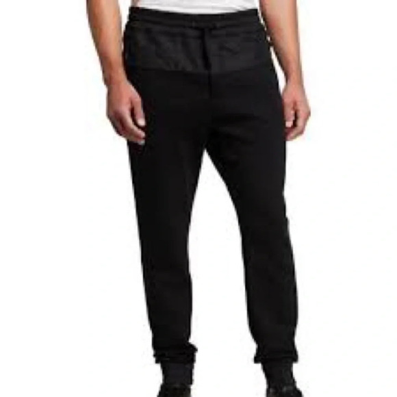 Canali Black Edition Tonal Tech Jogger Pants in Black - NWOT - Size 37 (US)